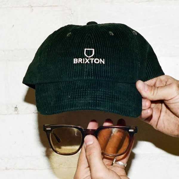 BRIXTON (ブリクストン) / ストラップバック キャップ 帽子 / ALPHA LP CAP - PINE NEEDLE CORD / PNNDC / メンズ 23FW