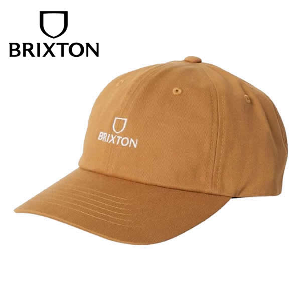BRIXTON (ブリクストン) / スナップバック キャップ 帽子 / ALPHA LP CAP - GOLDEN BROWN VINTAGE WASH / GDBVW / メンズ 23FW
