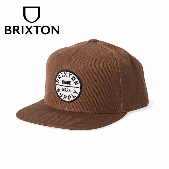 BRIXTON (ブリクストン) / スナップバックキャップ 帽子 / OATH III SNAPBACK - BISON x WHITECAP / BSNWC - 10777 / メンズ 23FW