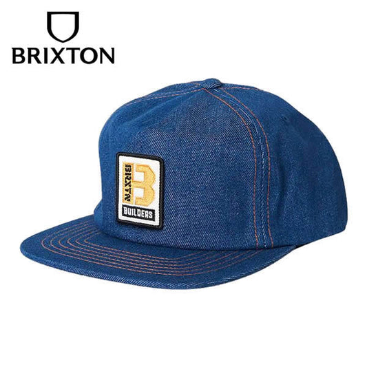 BRIXTON (ブリクストン) / スナップバックキャップ 帽子 / BUILDERS MP ADJ - DENIM / 11488 - DENIM / メンズ 23FW