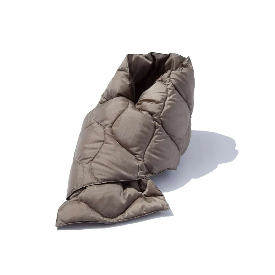 TAION BY F/CE. PACKABLE DOWN SCARF - SAGE GREEN / FSP43232U0001 / タイオン バイ エフシーイー パッカブルダウンスカーフ マフラー