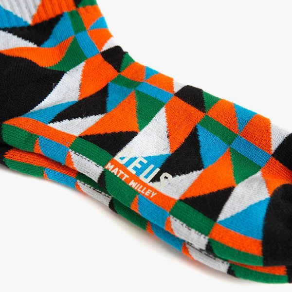 DEUS EX MACHINA ( デウスエクスマキナ ) / ソックス 靴下 / MATT WILLEY SOCK - 2PACK MULTI / DMF237135