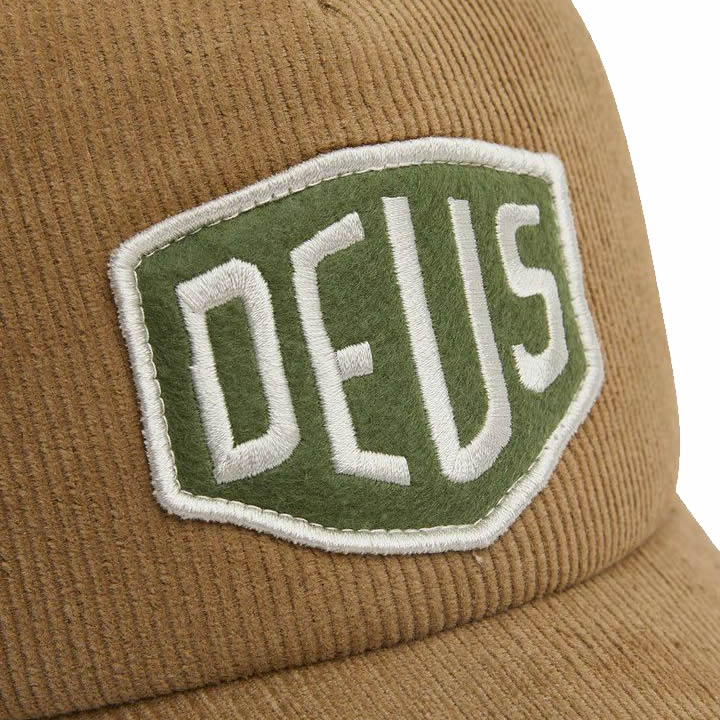 DEUS EX MACHINA ( デウスエクスマキナ ) / キャップ 帽子 / SHIELD CORD TRUCKER - TOBACCO / DMF237016 / メンズ