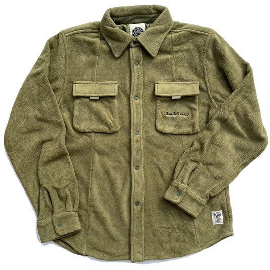 DEUS EX MACHINA ( デウスエクスマキナ ) / フリース シャツ / HIGHLANDS FLEECE SHIRT - GREEN OLIVE / DPT22008 / メンズ