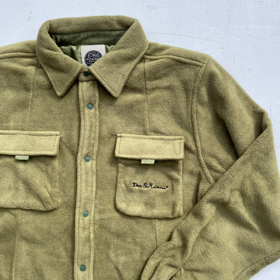 DEUS EX MACHINA ( デウスエクスマキナ ) / フリース シャツ / HIGHLANDS FLEECE SHIRT - GREEN OLIVE / DPT22008 / メンズ