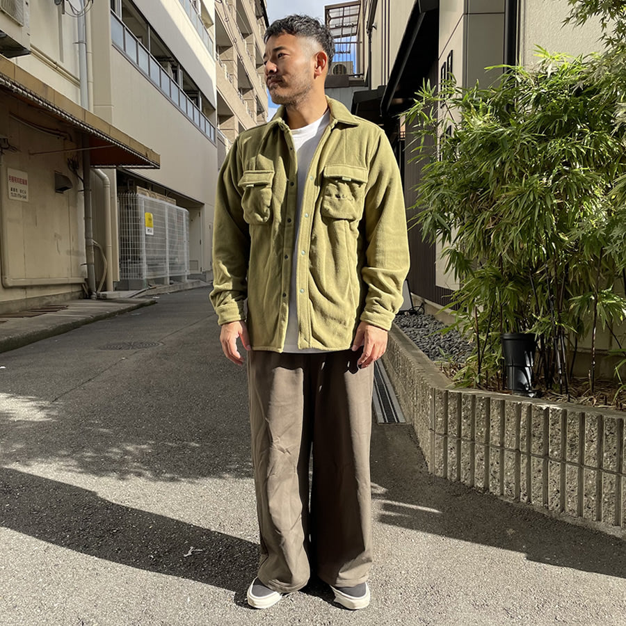 DEUS EX MACHINA ( デウスエクスマキナ ) / フリース シャツ / HIGHLANDS FLEECE SHIRT - GREEN OLIVE / DPT22008 / メンズ
