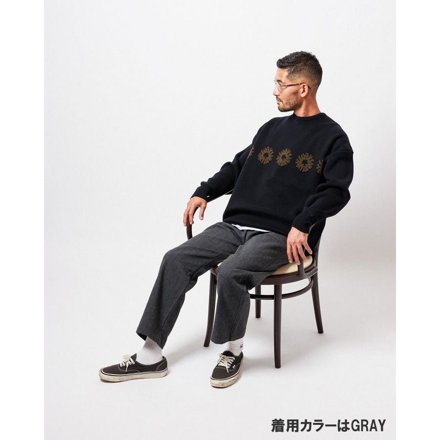 WAX(ワックス) / ウールミックス イージーパンツ  / WOOL MIX EASY PANTS - NAVY / WX-0305 / 日本製 メンズ THM