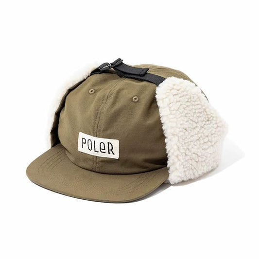 POLeR OUTDOOR STUFF(ポーラーアウトドアスタッフ) / ボア キャップ / COTTON BOA FLAP CAP - OLIVE / 233MCV0084