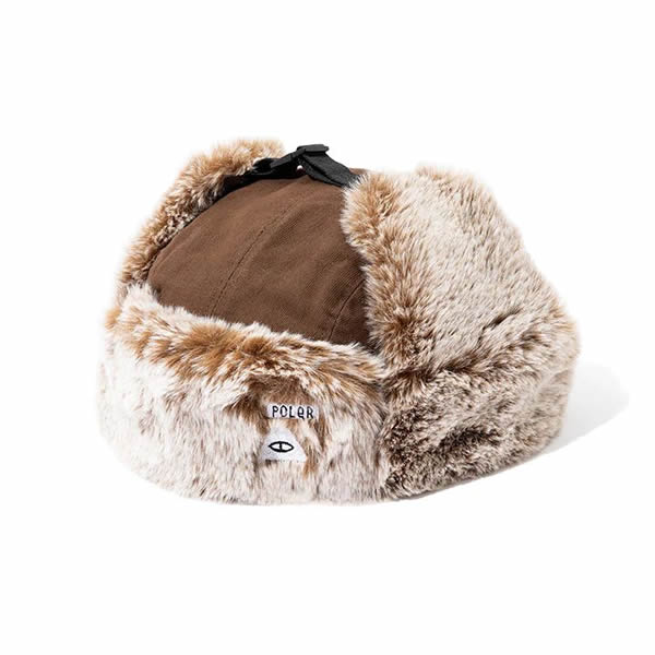 POLeR OUTDOOR STUFF(ポーラーアウトドアスタッフ) / ミリタリーキャップ / MILITARY FUR VISOR CAP - CHOCOLATE / 233MCV0086