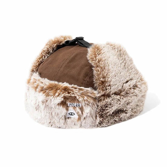 POLeR OUTDOOR STUFF(ポーラーアウトドアスタッフ) / ミリタリーキャップ / MILITARY FUR VISOR CAP - CHOCOLATE / 233MCV0086