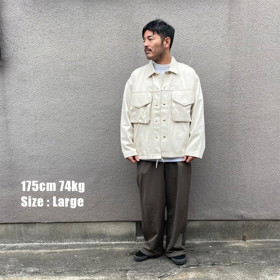 COMMON EDUCATION (コモンエデュケーション) / デニムジャケット / DENIM POCKET DENIM JACKET - OFF WHITE / 010026 / メンズ