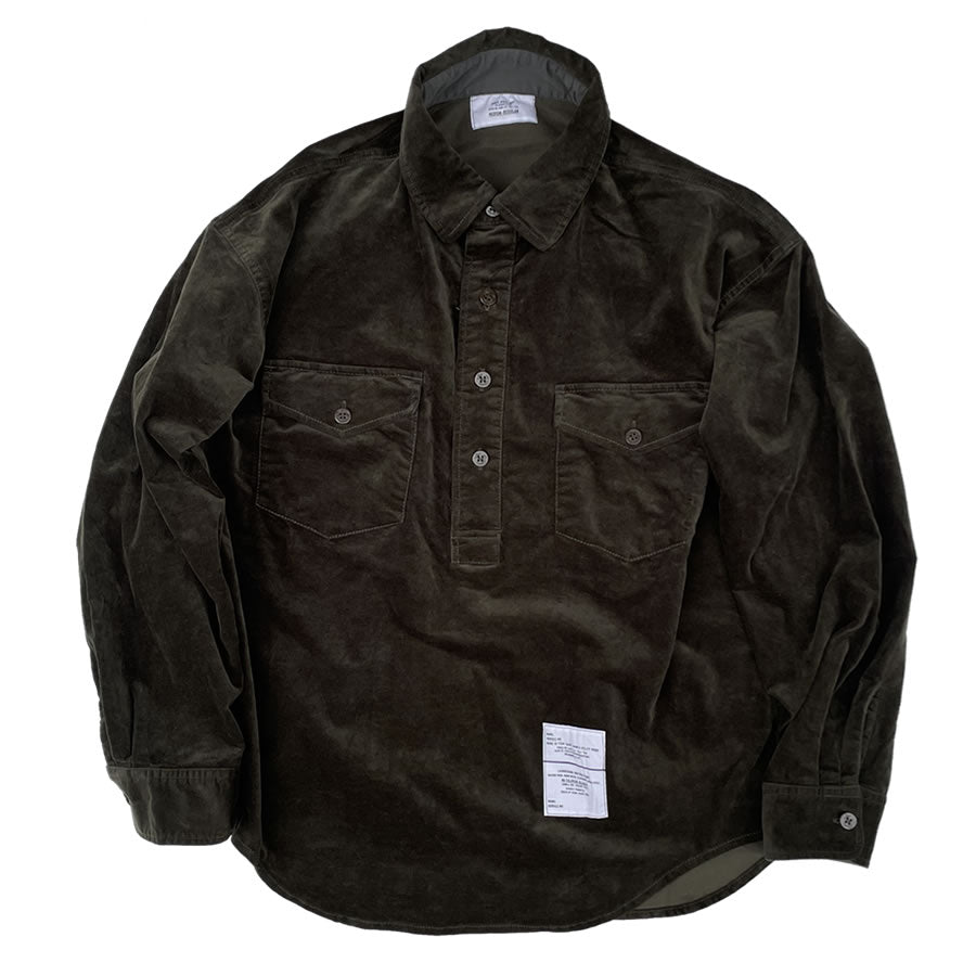 GOLDEN MILLS INC. (ゴールデンミルズ) / プルオーバー シャツ  / NWC USN PULLOVER SHIRT - OLIVE / 232GM-S1054 / メンズ