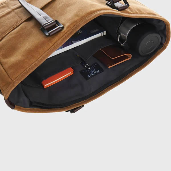 VENQUE (ヴェンク) / 2WAY トートバッグ ショルダーバッグ / TOTE - CANVAS BROWN / 国内正規取扱店 / 1年間製品保証付き【C1】