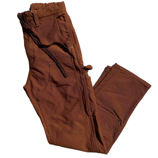 NASNGWAM (ナスングワム) / ダブルニーパンツ / DOUBLE KNEE NALLOW PANTS - BROWN / メンズ 日本製