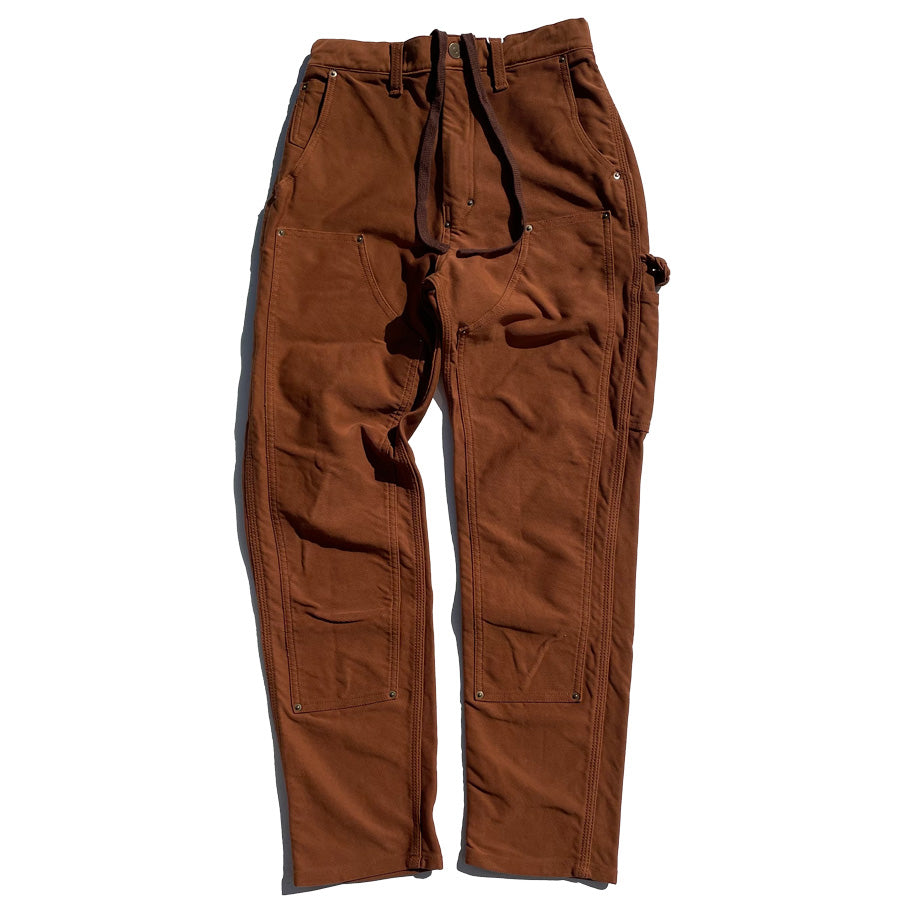 NASNGWAM (ナスングワム) / ダブルニーパンツ / DOUBLE KNEE NALLOW PANTS - BROWN / メンズ 日本製