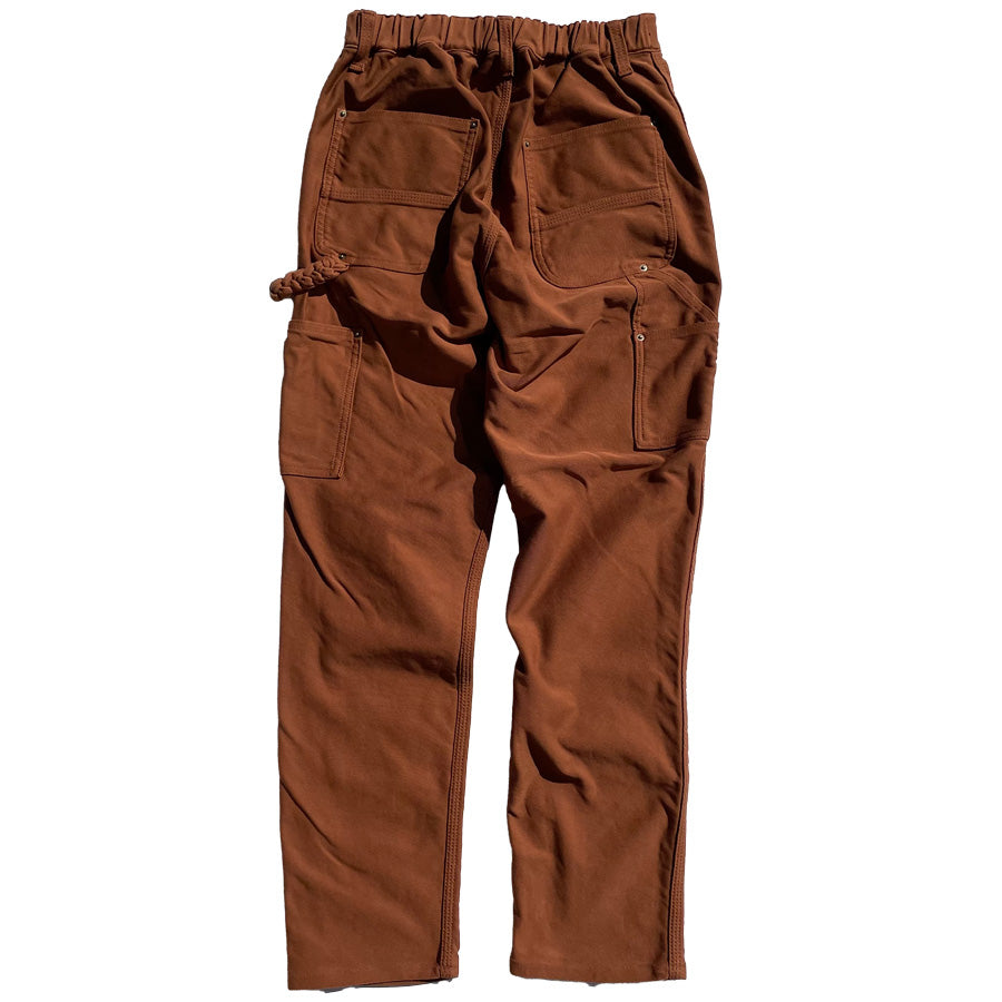 NASNGWAM (ナスングワム) / ダブルニーパンツ / DOUBLE KNEE NALLOW PANTS - BROWN / メンズ 日本製
