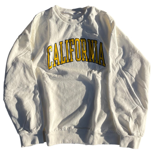SLOPPY(スラッピー) / クルーネック スウェット トレーナー / CALIFORNIA SWEAT - WHITE / メンズ / MADE IN USA アメリカ製