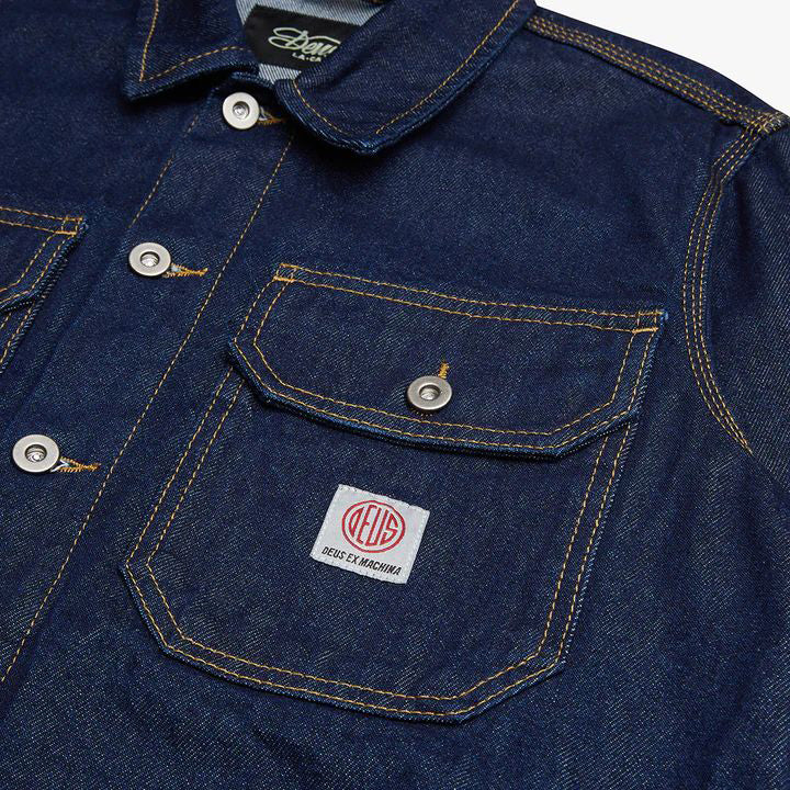 DEUS EX MACHINA (デウスエクスマキナ) / デニムワークジャケット / KANAN WORK JACKET - DRY INDIGO / DMW226611 / メンズ