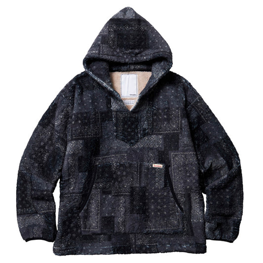 LIBERAIDERS(リベレイダース) / フリース フーディ / BANDANA PILE FLEECE HOODIE - BLACK / 750162303 / メンズ