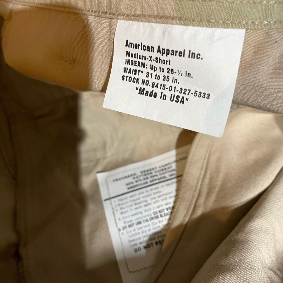 US ARMY / デッドストック カーゴパンツ / DEAD STOCK BDU 6 POCKET PANTS - DESERT CAMO /アメリカ製