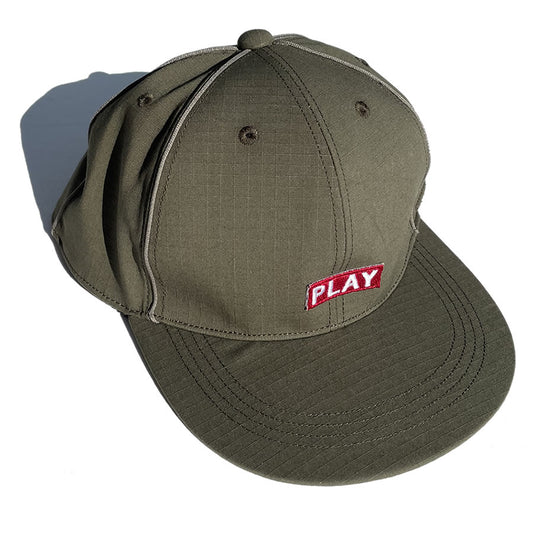 P01 / スナップバックキャップ / PLAY LIFE CAP - OLIVE / PLAY DESIGN プレイデザイン 23SS4PLFCOLV0