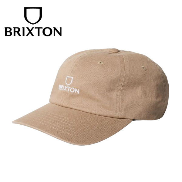 BRIXTON (ブリクストン) / ベースボールキャップ 帽子 / ALPHA LP CAP - OATMEAL VINTAGE WASH / OMLVW / メンズ 23FW