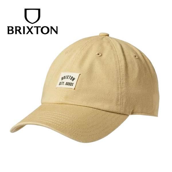 BRIXTON (ブリクストン) / ベースボールキャップ 帽子 /  WOODBURN LP ADJ - SAND VINTAGE WASH / SNDVW / メンズ 23FW