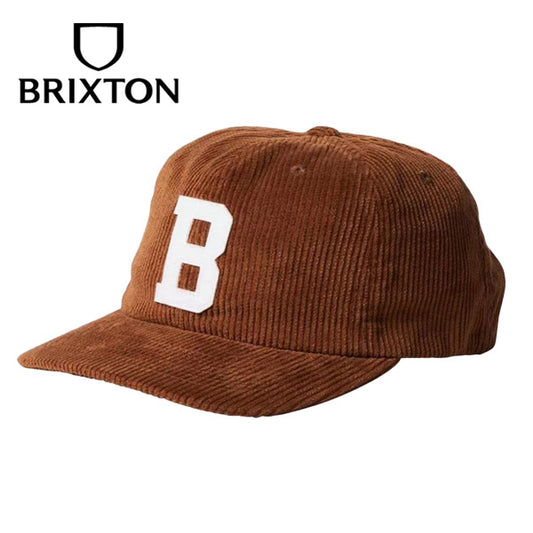 BRIXTON (ブリクストン) / ベースボールキャップ 帽子 / BIG B MP CAP - BISON CORD / BSCRD / メンズ 23FW