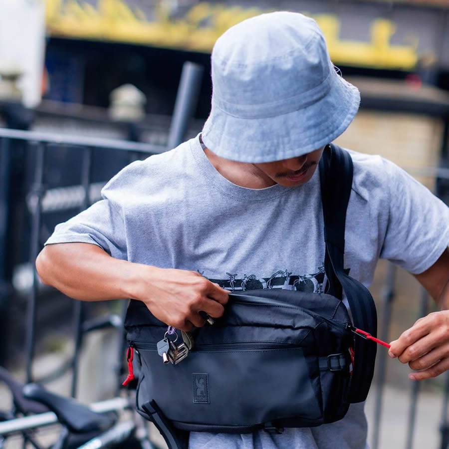 CHROME クローム / ボディバッグ ウエストバッグ / KADET SLING BAG - BLACK XRF /  9L / BG196BXRF / カデット