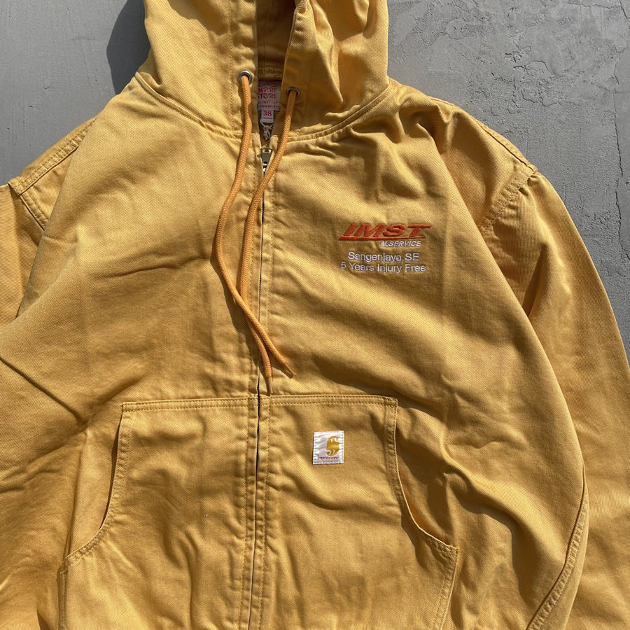 IMPRESTORE (インプレストア) / デニムジャケット / MORTICIA DENIM FULL ZIP HOODED PARKA - YELLOW / メンズ