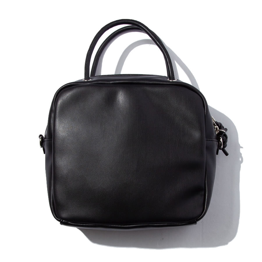 F/CE. エフシーイー / テックレザーミニスクエアショルダー / TECH LEATHER MINI SQUARE SHOULDER - BLACK / FLE34241B0006