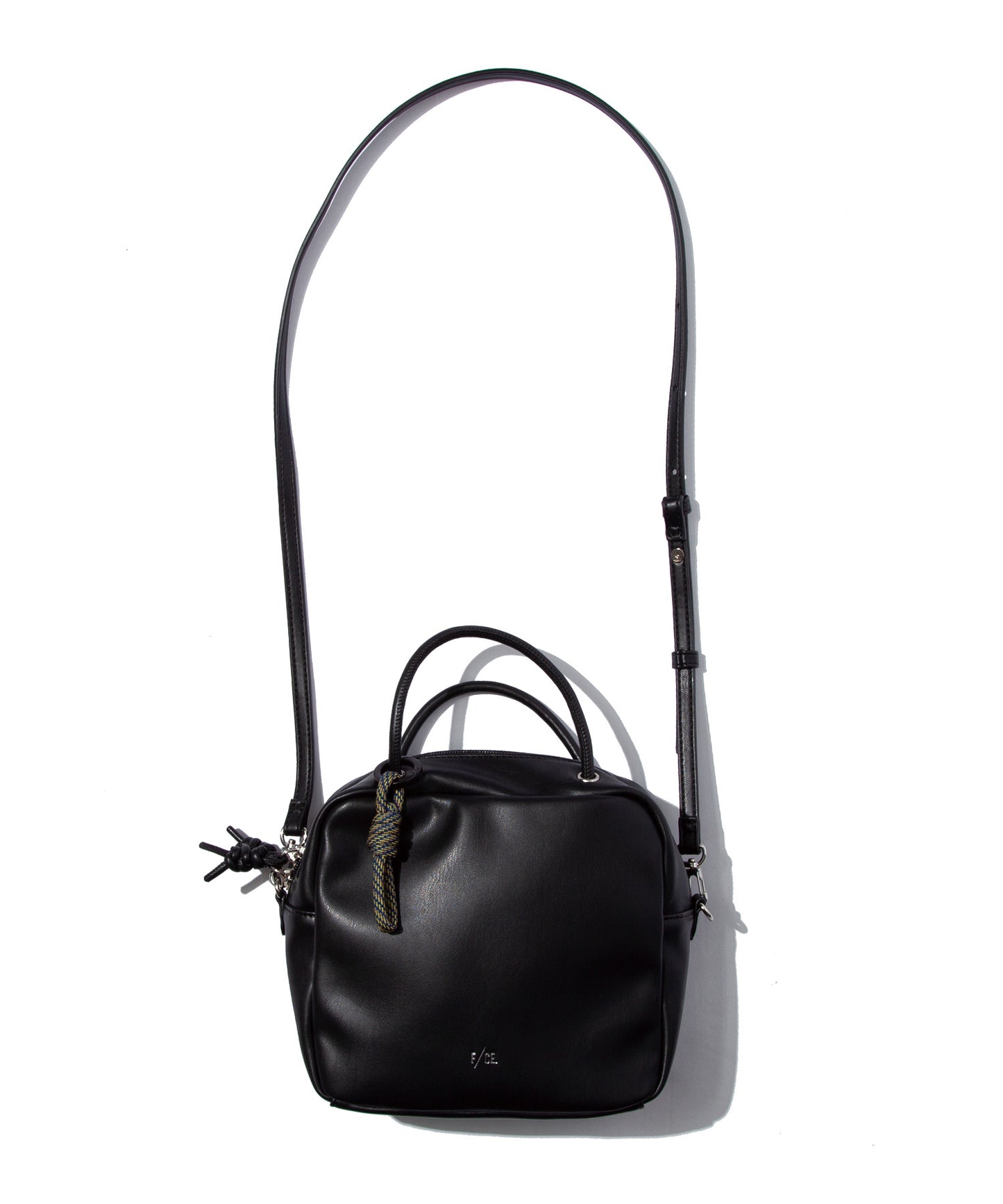 F/CE. エフシーイー / テックレザーミニスクエアショルダー / TECH LEATHER MINI SQUARE SHOULDER - BLACK / FLE34241B0006