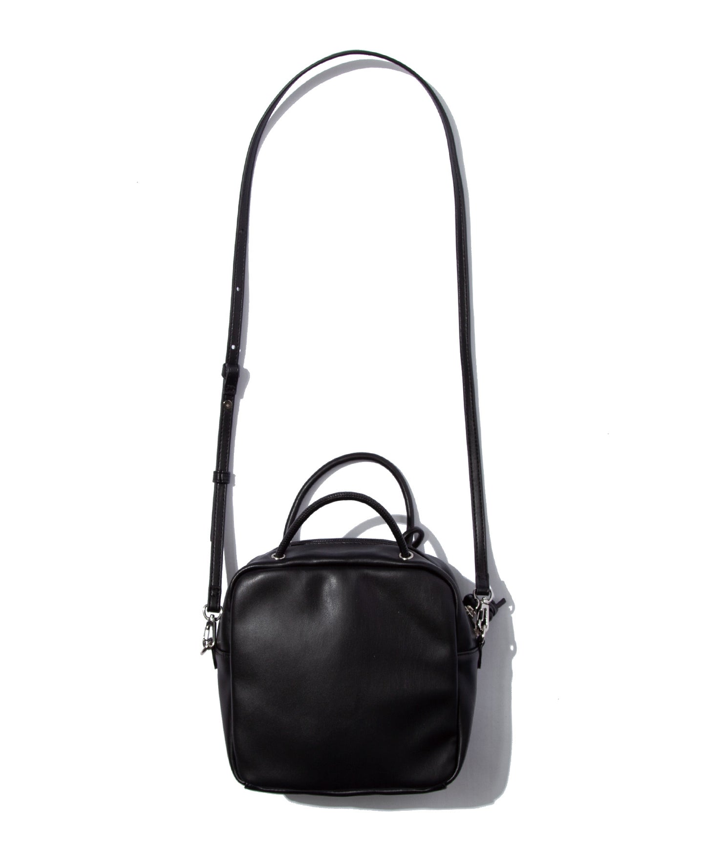 F/CE. エフシーイー / テックレザーミニスクエアショルダー / TECH LEATHER MINI SQUARE SHOULDER - BLACK / FLE34241B0006