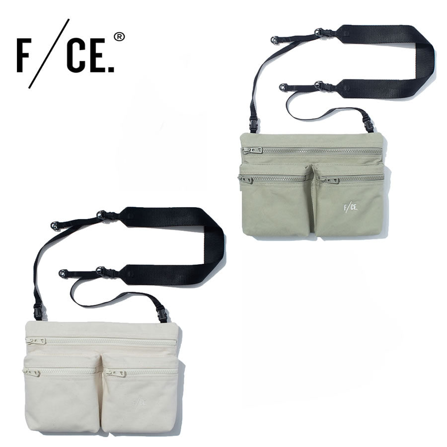 F/CE. (エフシーイー) /サコッシュバッグ ポーチ / W.R CANVAS SACOCHE - 2カラー展開 / FCA34241B0001 / FCE