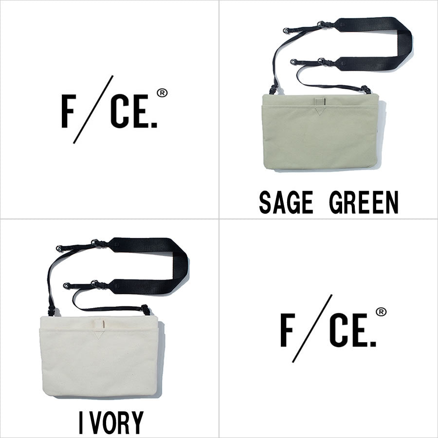 F/CE. (エフシーイー) /サコッシュバッグ ポーチ / W.R CANVAS SACOCHE - 2カラー展開 / FCA34241B0001 / FCE
