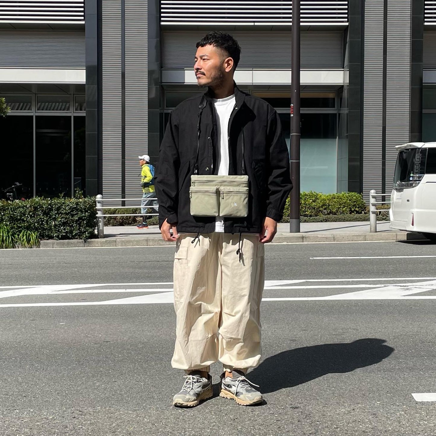 F/CE. (エフシーイー) /サコッシュバッグ ポーチ / W.R CANVAS SACOCHE - 2カラー展開 / FCA34241B0001 / FCE