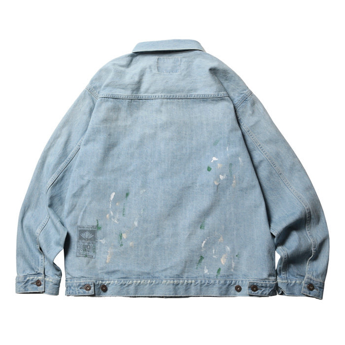 LIBERAIDERS(リベレイダース) / デニムジャケット / STAMPED DENIM JACKET - LIGTH BLUE / 700042401 / メンズ