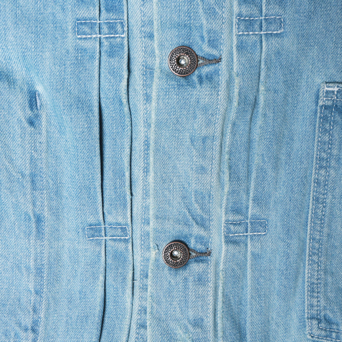 LIBERAIDERS(リベレイダース) / デニムジャケット / STAMPED DENIM JACKET - LIGTH BLUE / 700042401 / メンズ