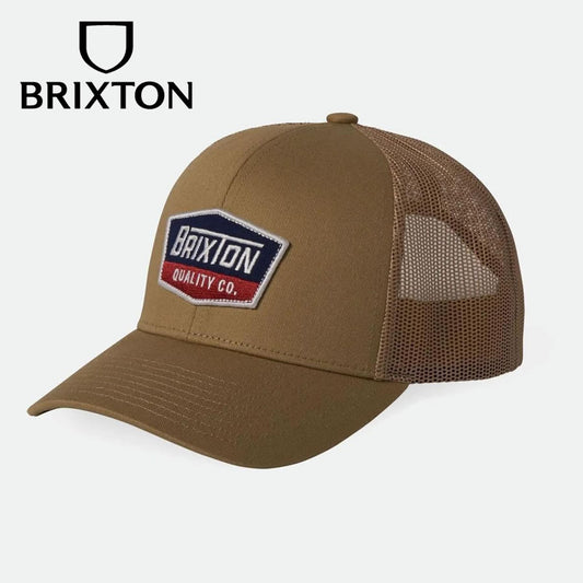 BRIXTON (ブリクストン) / スナップバックキャップ 帽子 / REGAL NETPLUS TRUCKER HAT - KHAKI / KHKHI / メンズ 24SS