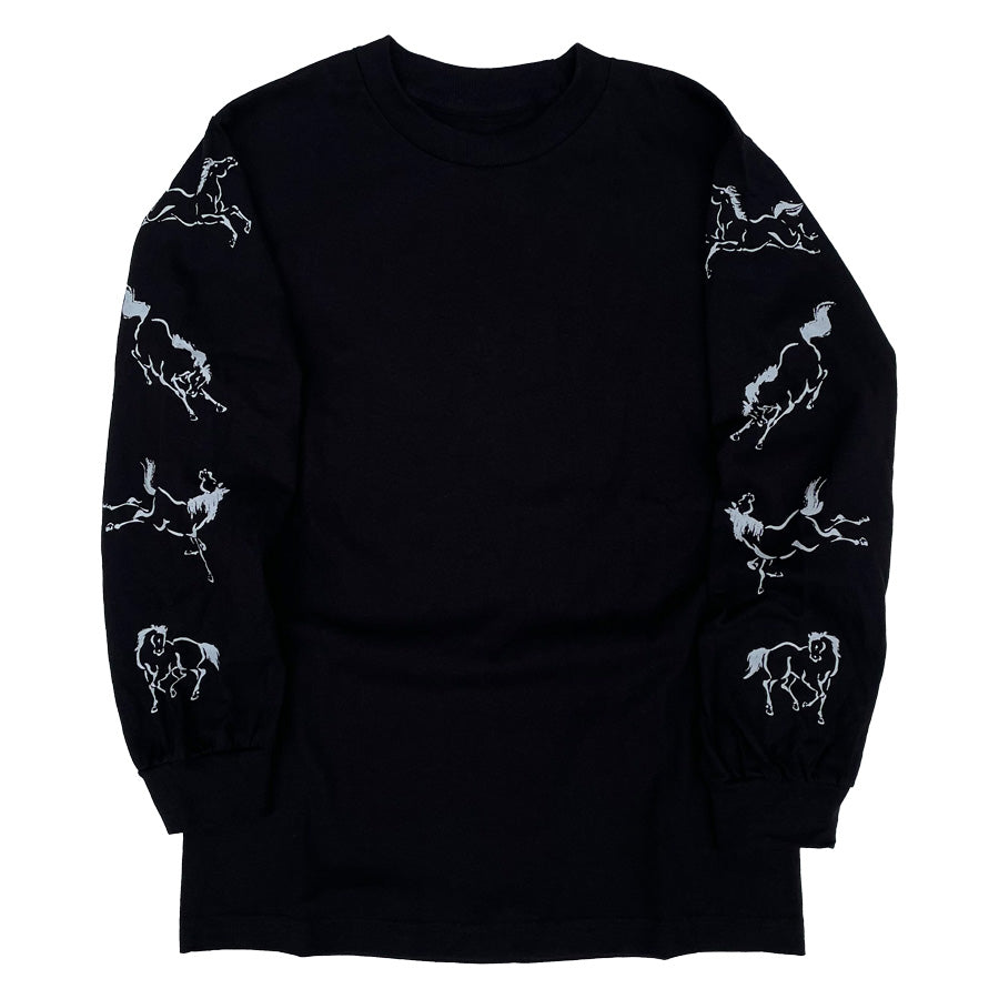 WAX(ワックス) / ロンT 長袖Tシャツ / 1978 long tee - Black / WX-0364 / メンズ THM