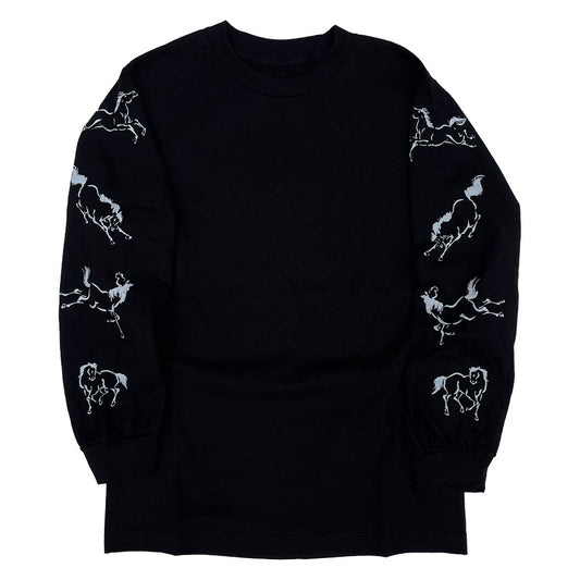 WAX(ワックス) / ロンT 長袖Tシャツ / 1978 long tee - Black / WX-0364 / メンズ THM