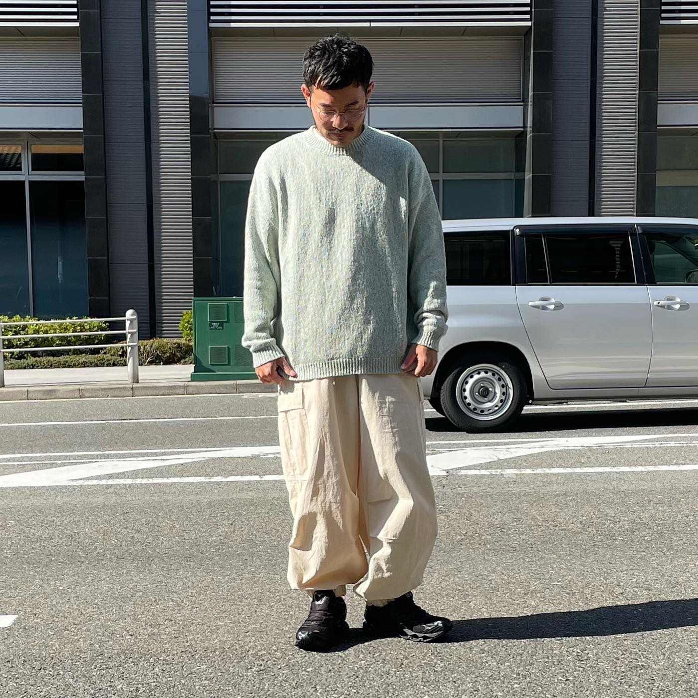 NASNGWAM (ナスングワム) / コットンニットセーター / SAND KNIT - BRIGHT / K2406201