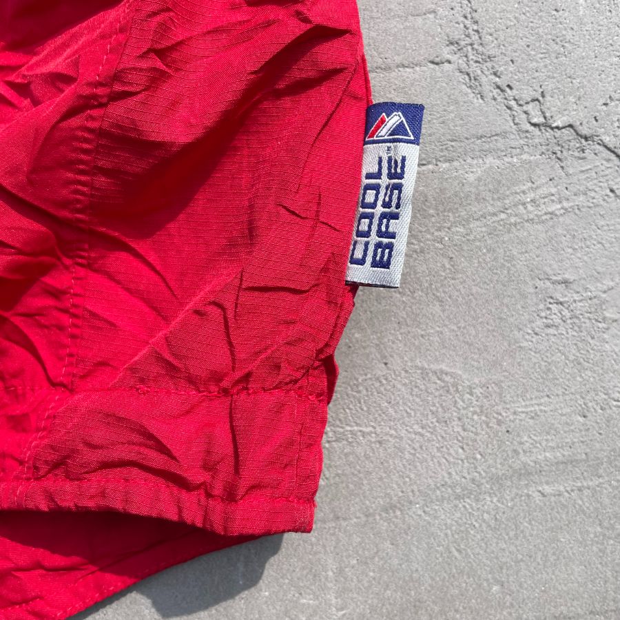 [USED] CLEVELAND INDIANS HALF ZIP STRETCH JAKCET - M / MLB ハーフジップジャケット インディアンス