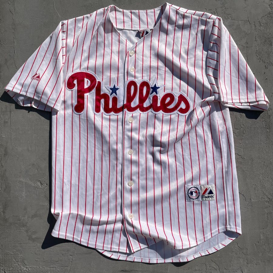 [USED] Philadelphia Phillies - Roy Halladay 34 Game shirts  / MLB フィリーズ ロイ・ハラデイ ユニホーム