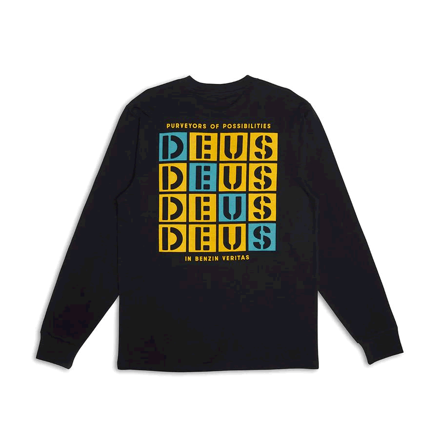 DEUS EX MACHINA ( デウスエクスマキナ ) / 長袖Tシャツ ロンT / TICTAC LS TEE - BLACK / DMP241255 / メンズ