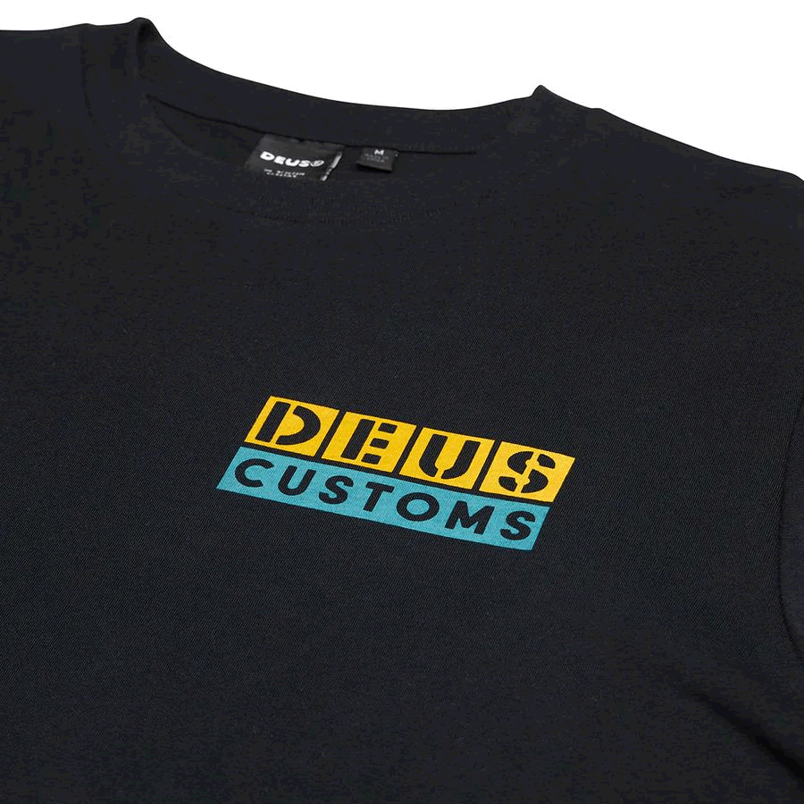 DEUS EX MACHINA ( デウスエクスマキナ ) / 長袖Tシャツ ロンT / TICTAC LS TEE - BLACK / DMP241255 / メンズ