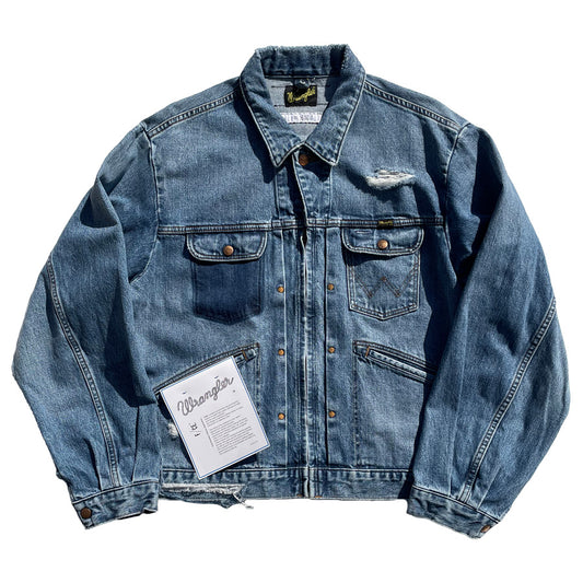 F/CE. x WRANGLER / Gジャン /  REBUILDING DENIM JK / FSP08241U0001 / FCE エフシーイー ラングラー リビルディング デニムジャケット