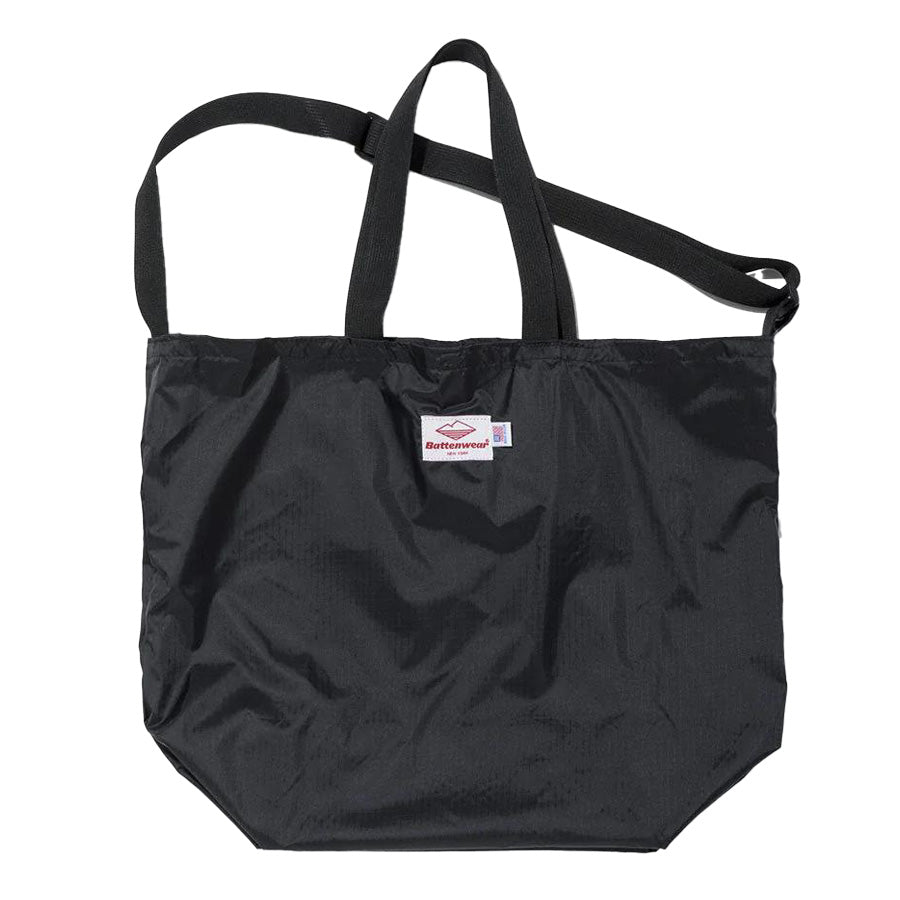 BATTENWEAR(バテンウエア) / パッカブルトートバッグ アメリカ製 / PUCKABLE TOTE - BLACK x BLACK / 010-30