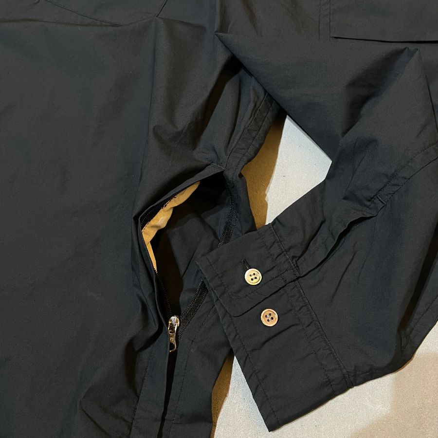 WAX(ワックス) / スプリング バルーンシャツジャケット / BALLOON SHIRTS JACKET - BLACK / WX-0329 / メンズ THM