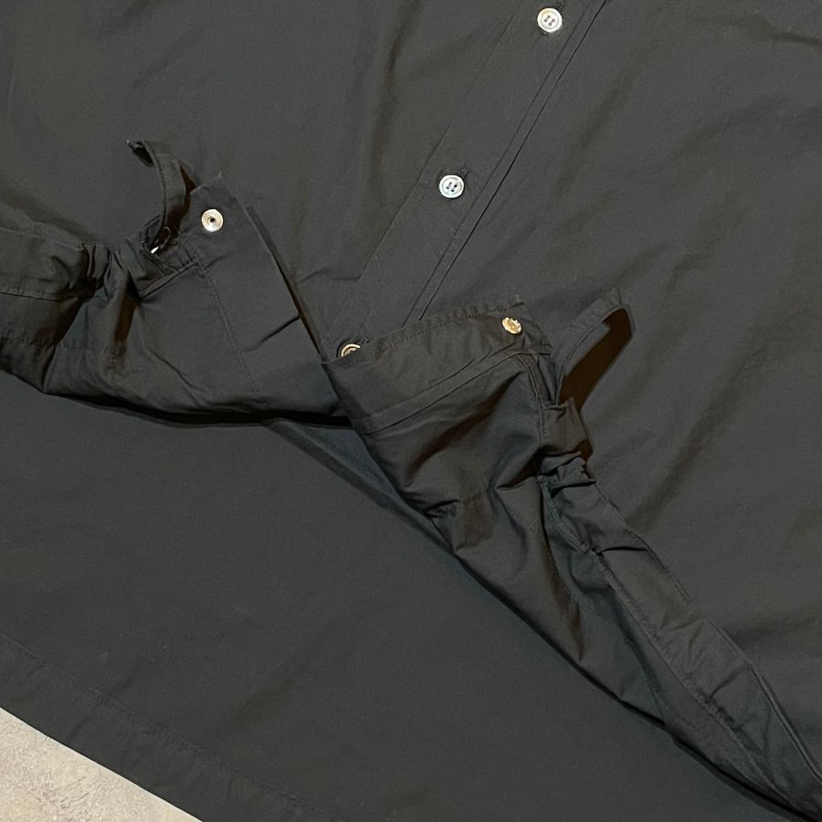 WAX(ワックス) / スプリング バルーンシャツジャケット / BALLOON SHIRTS JACKET - BLACK / WX-0329 / メンズ THM